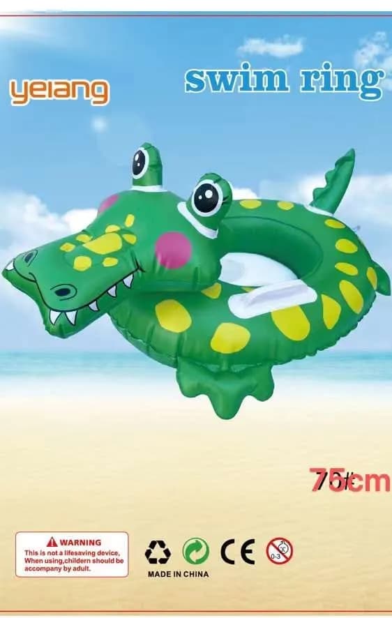 Koło do Pływania z Siedziskiem 75cm Krokodyl Yelang