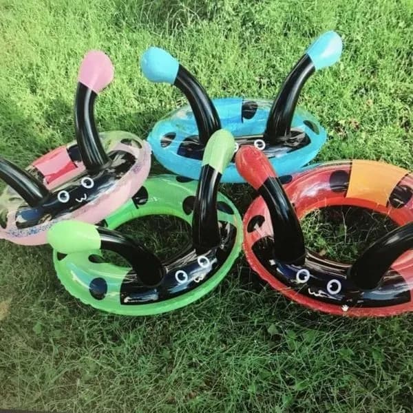 Koło do Pływania 60cm Biedronka z Czułkami Mix Kolorów