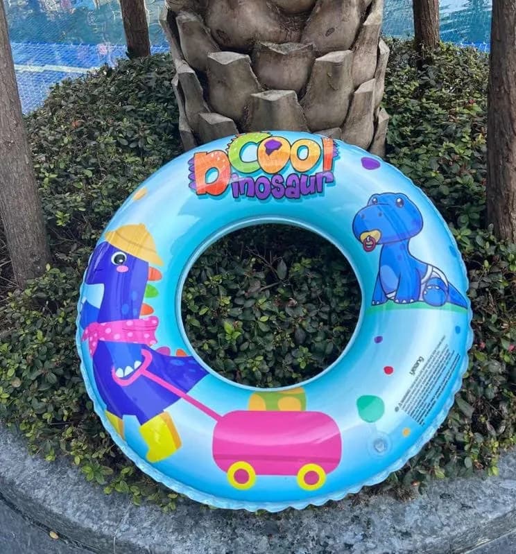 Koło do pływania 60cm D-Cool Dinosaur niebieskie