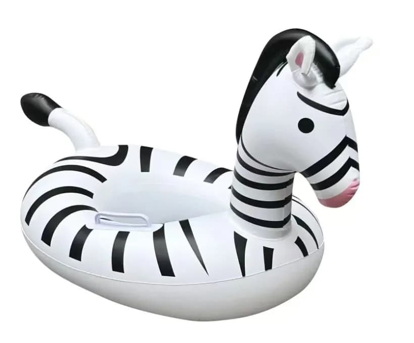 Koło do Pływania z Siedziskiem dla Dzieci, Wzór Zebra