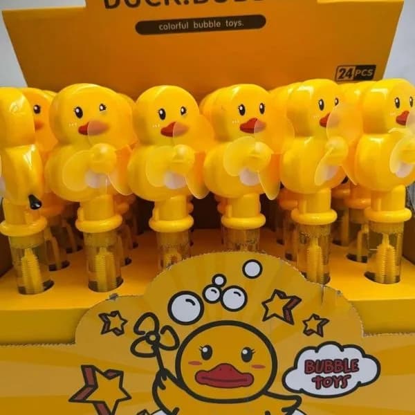 Bańki Mydlane Duck Bubble z Wiatraczkiem Żółta Kaczuszka 24 szt.