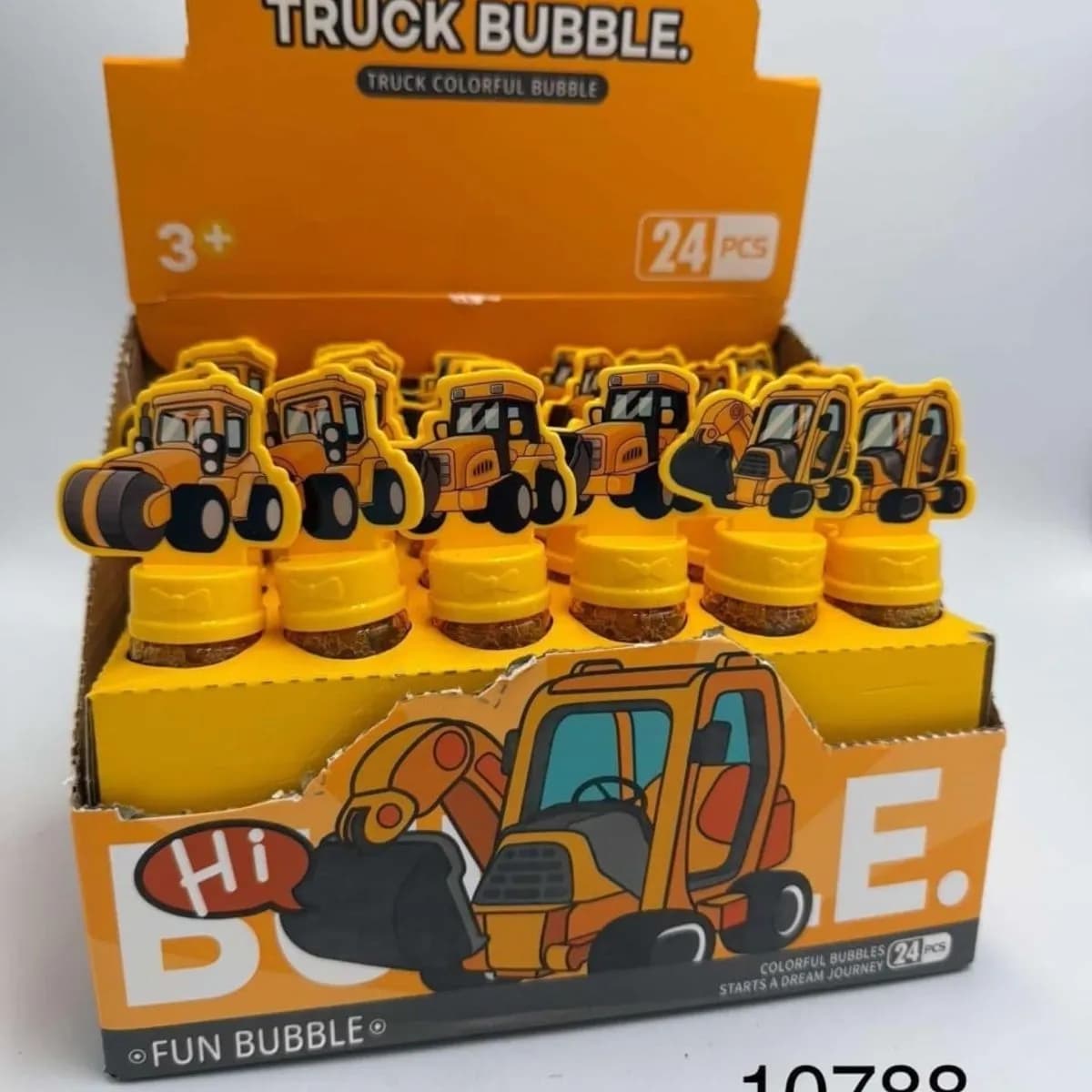 Bańki Mydlane Truck Bubble - Pojazdy Budowlane, Mix 48 szt.