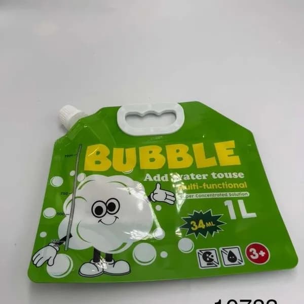 Płyn do Baniek Mydlanych 1L Koncentrat Saszetka z Uchwytem