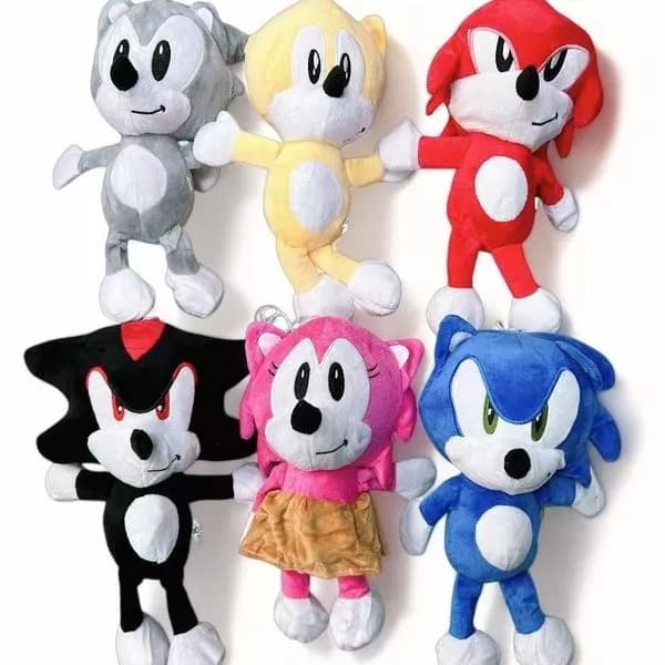 Maskotka Pluszowa Sonic 28cm - Mix Postaci, 20 szt.