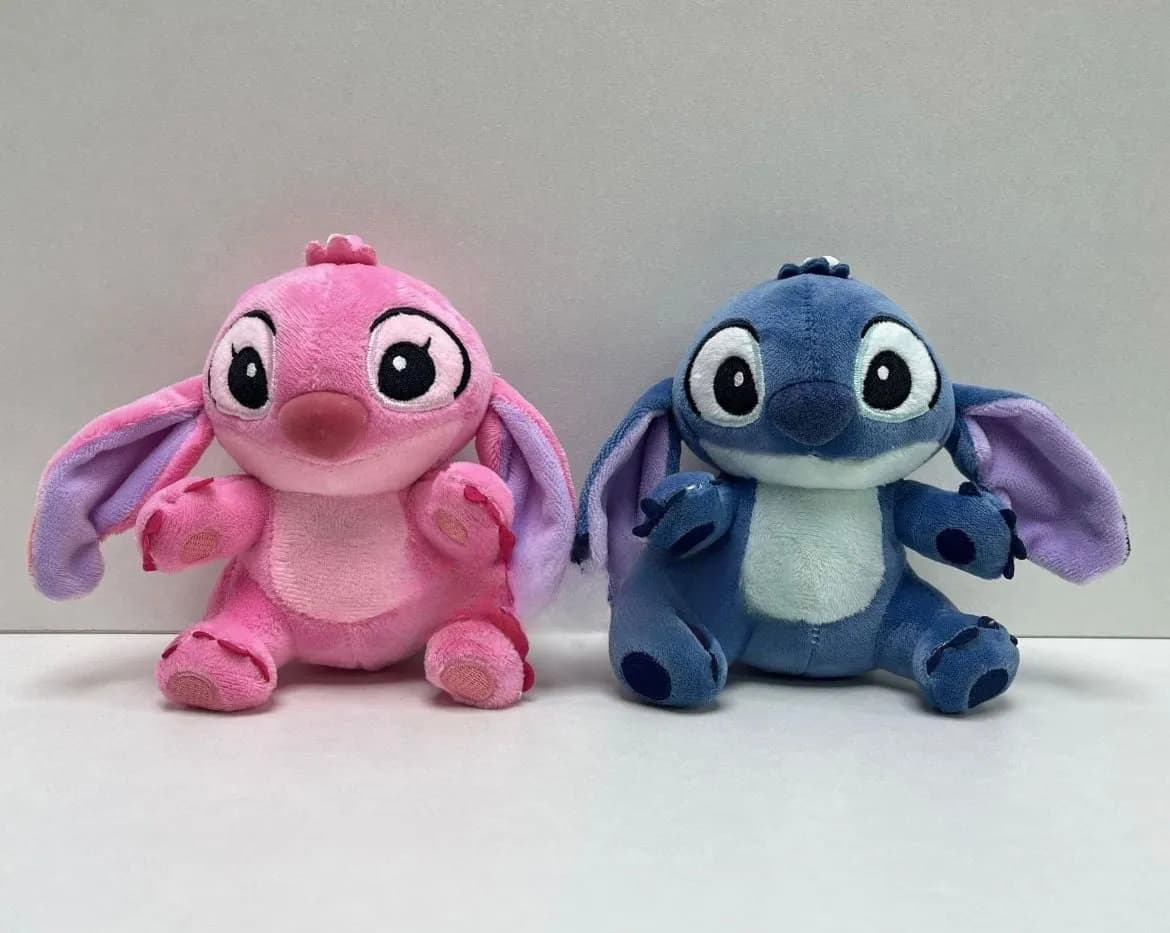 Maskotka Pluszowa 25cm Stitch i Angel Mix Kolorów 6szt