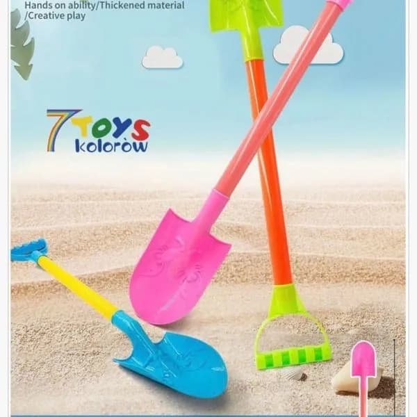 Zabawka Plażowa Łopatka Długa 64cm Mix Kolorów 7 TOYS