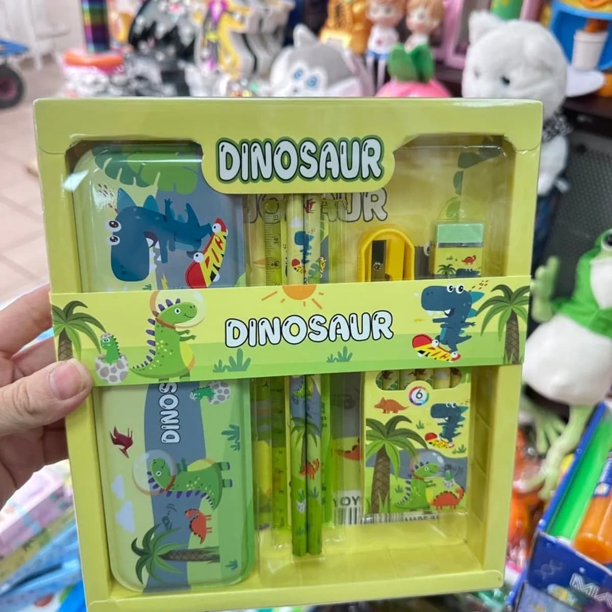 Zestaw Akcesoria do Szkoły Animal World z piórnikiem metalowym