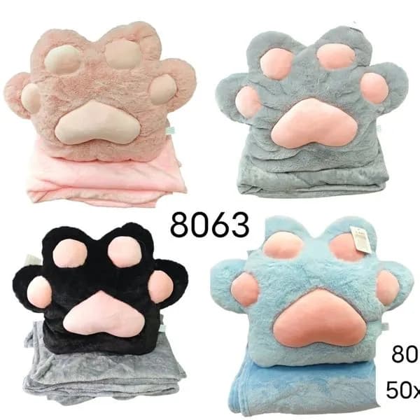 Maskotka na Kocyk Łapa Kota, Mix Kolorów, 6 szt.