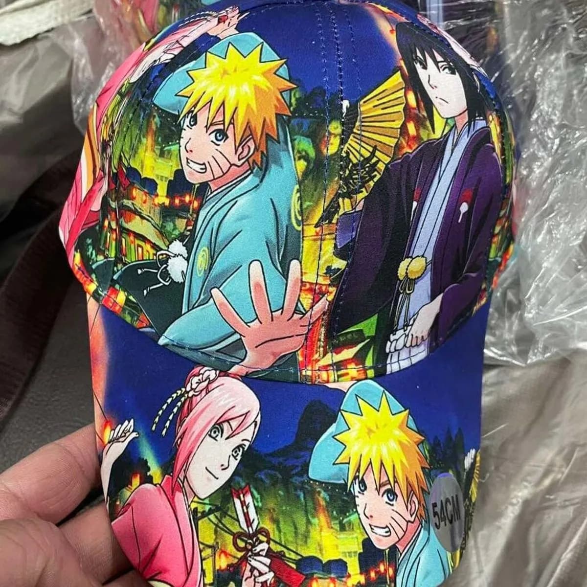 Czapki dla Dzieci z Daszkiem Anime Naruto 54cm
