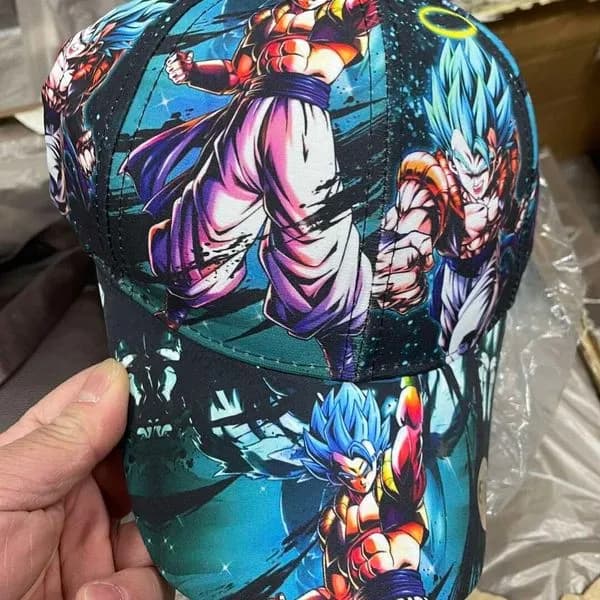 Czapki dla Dzieci z Daszkiem Anime Dragon Ball Full Print