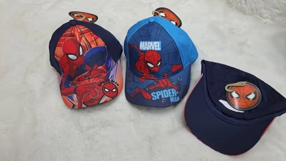 Czapka z daszkiem dla dzieci Spiderman Marvel Mix kolorów 12szt