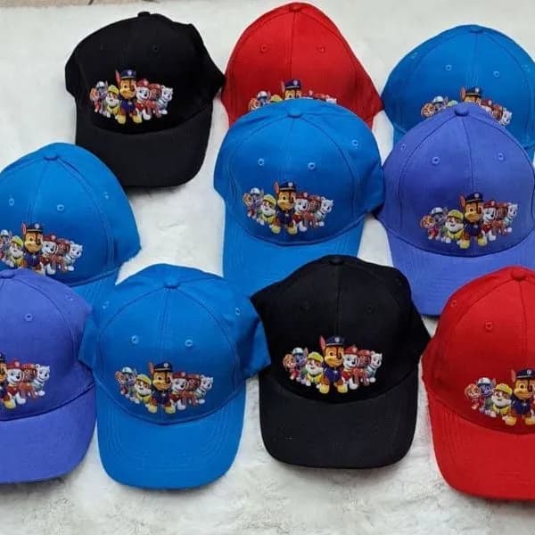 Czapka dla Dzieci Paw Patrol z Daszkiem Mix Kolorów 10 szt.