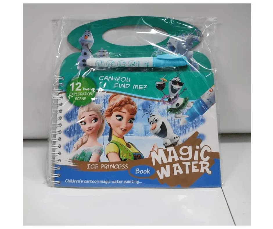 Kraina Lodu Kolorowanka Wodna Magiczny Magic Water Book z Pisakiem