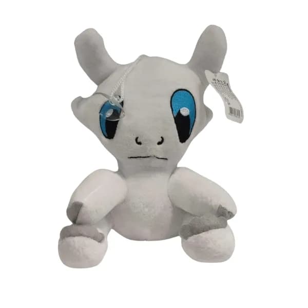 Maskotka Pluszowa Biały Smok z Niebieskimi Oczami PK15098