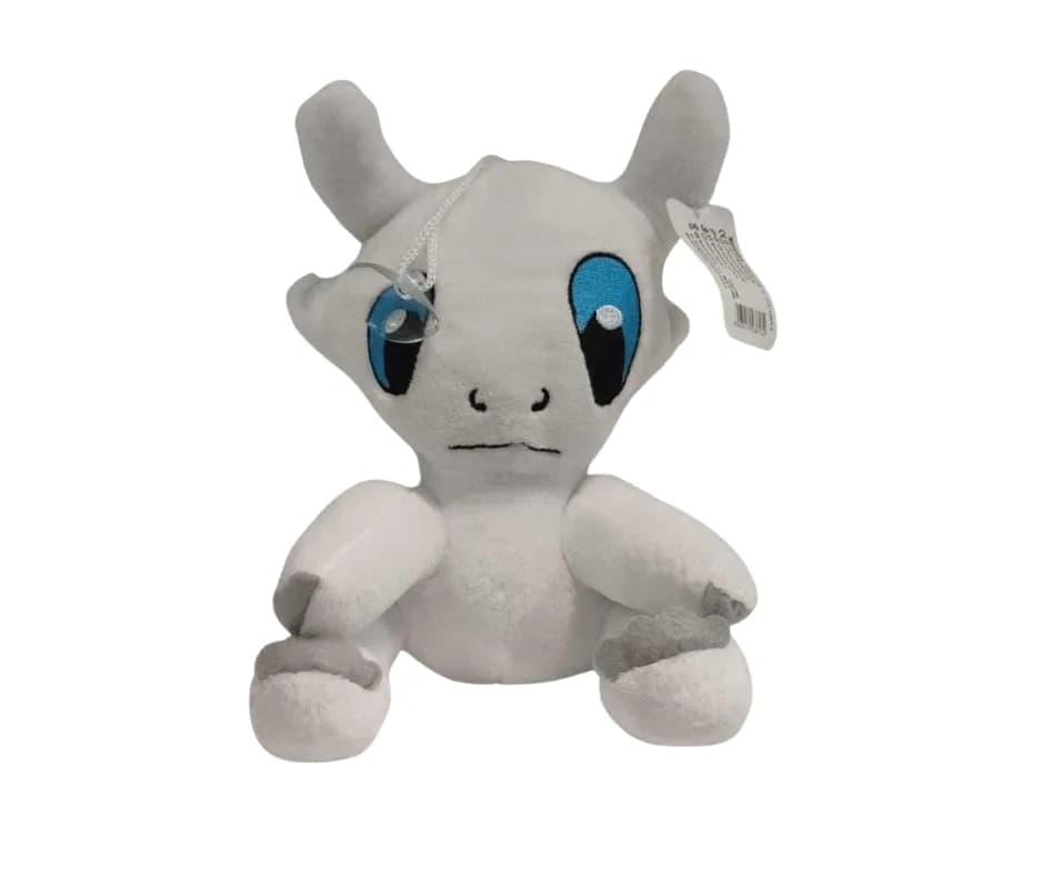 Maskotka Pluszowa Biały Smok z Niebieskimi Oczami PK15098