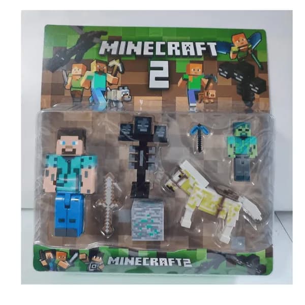 Zabawki Fugurki z Minecraft