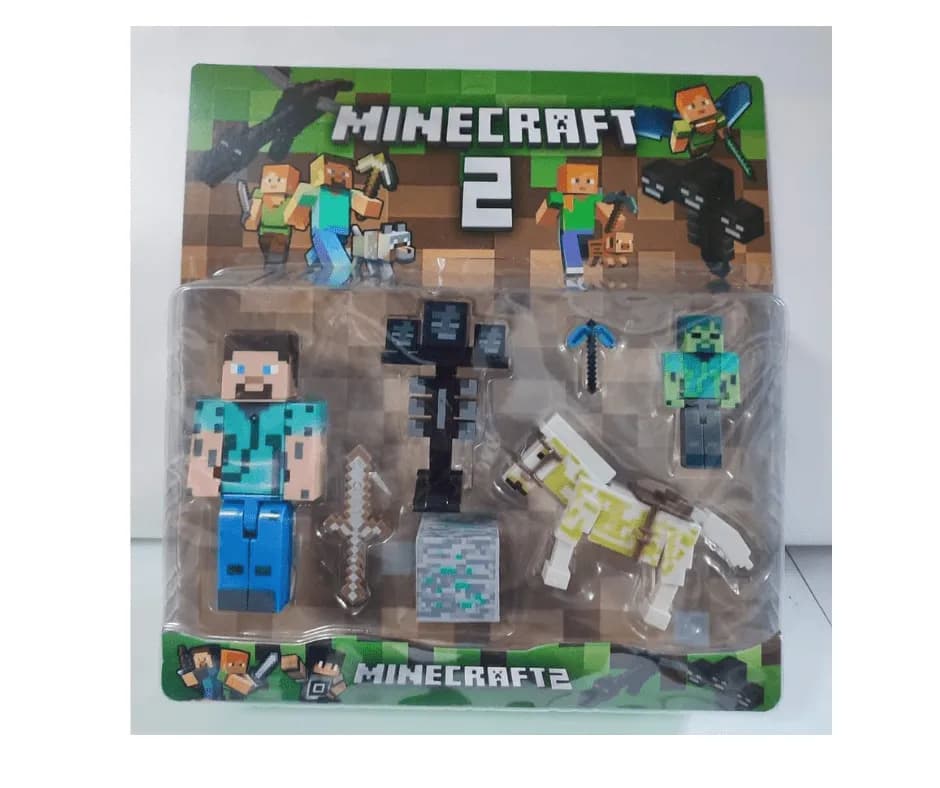 Zabawki Fugurki z Minecraft