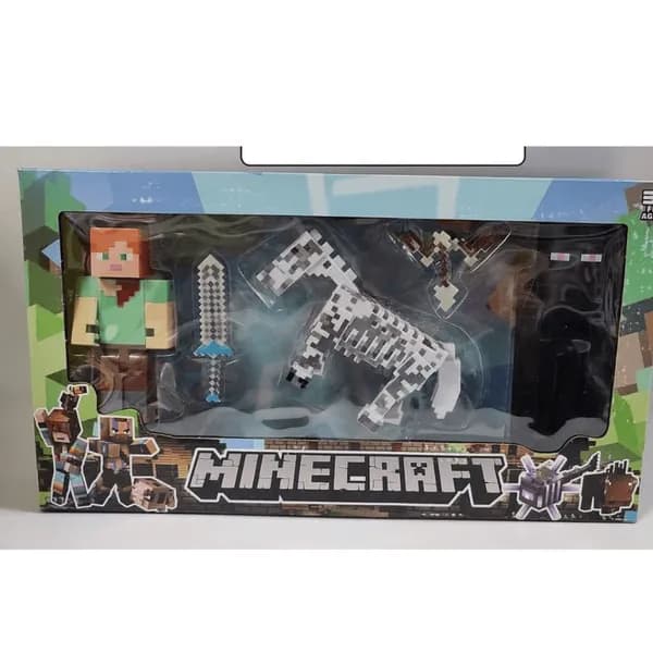 Zabawki Fugurki z Minecraft