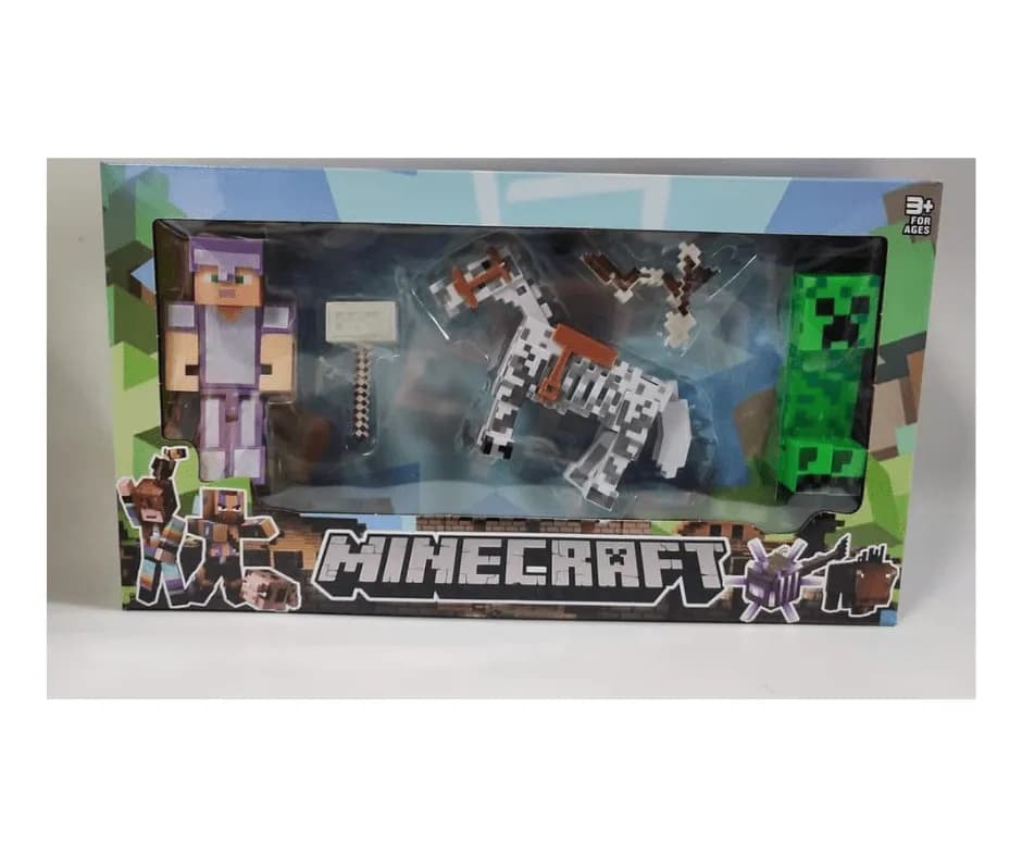 Zabawki Fugurki z Minecraft