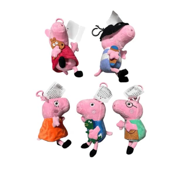 Brelok do Kluczy Peppa Pig Pluszowy Mix Wzorów 24 szt.
