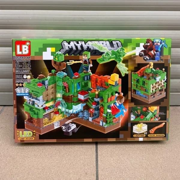 Klocki My World 501PCS LB607 z Podświetleniem LED