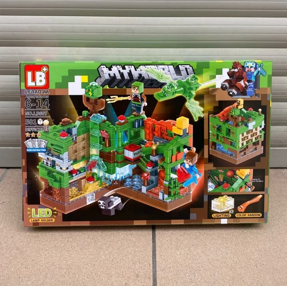 Klocki My World 501PCS LB607 z Podświetleniem LED