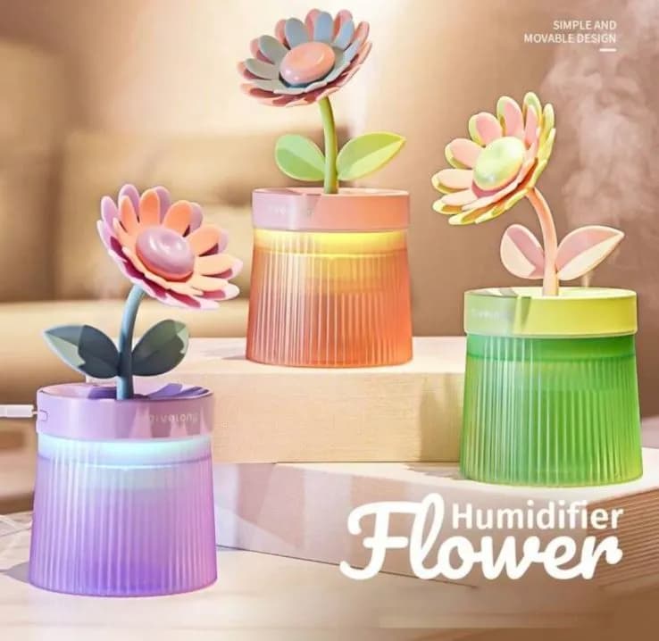 Dyfuzor z LED nawilżacz powietrza kwiatek USB Givelong 6szt