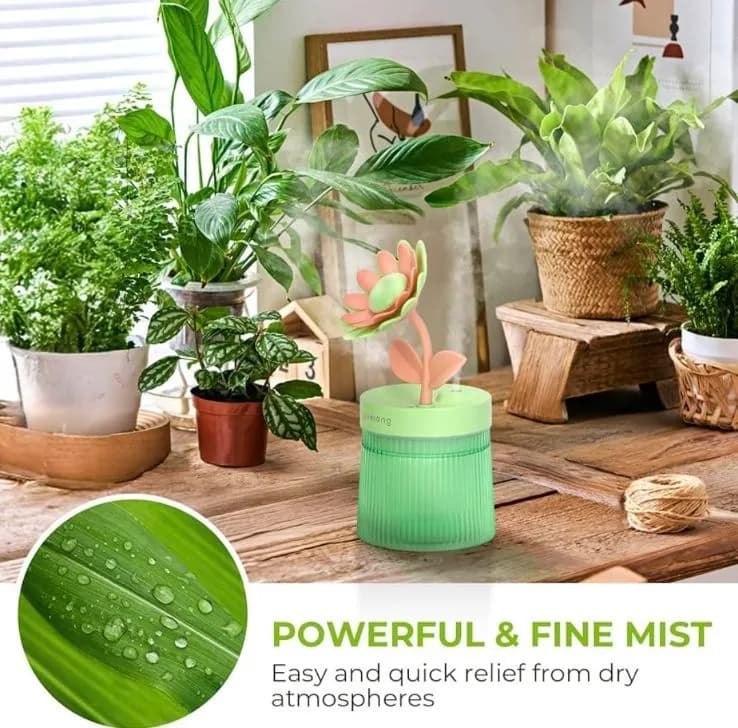 Dyfuzor z LED nawilżacz powietrza kwiatek USB Givelong 6szt