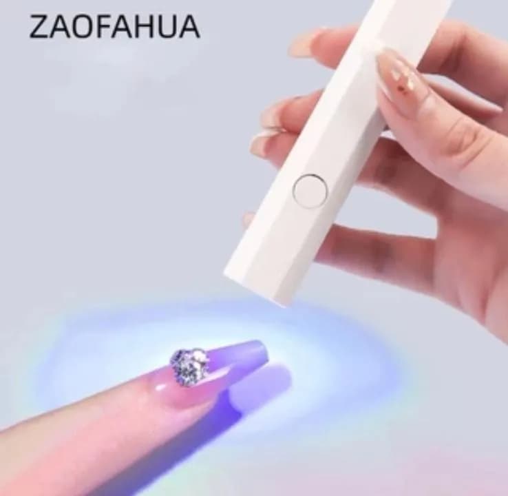 Mini Lampa do Paznokci UV/LED Przenośna Biała ZAOFAHUA