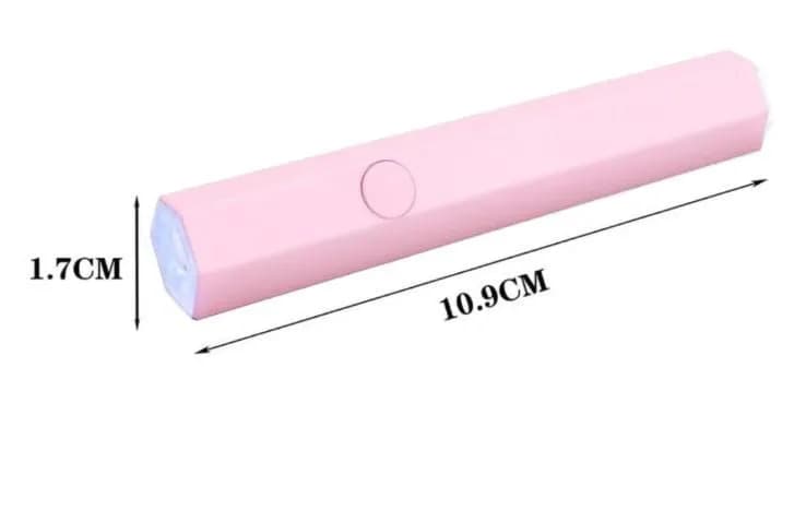 Mini Lampa do Paznokci UV/LED Przenośna Biała ZAOFAHUA