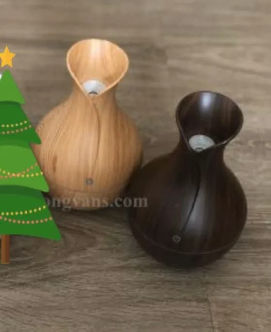 Difuzor do pokoju z efektem drewna, kształt wazonu - 6 szt.