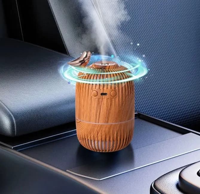 Dyfuzor zapachowy do pokoju i samochodu, wzór drewno, ptak, 6 szt.