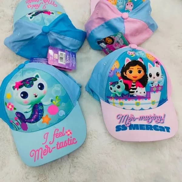 Czapka dla Dzieci 52-54cm Koci Domek Gabi Syrenkotka Mix