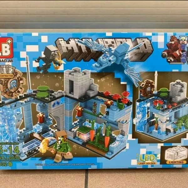 Zabawki Klocki My World 332PCS LB636 z Podświetleniem LED