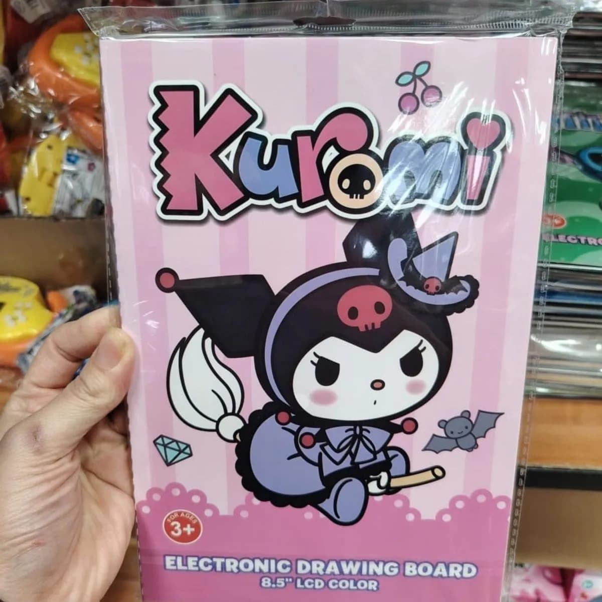 Tablet graficzny LCD 8.5" Kuromi znikopis dla dzieci