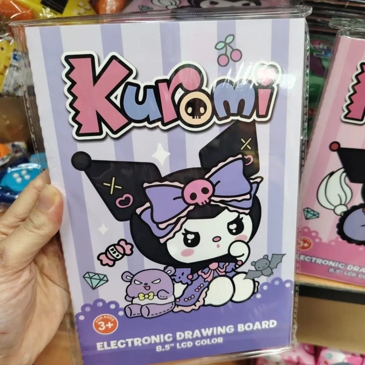 Tablet graficzny LCD 8.5" Kuromi znikopis dla dzieci