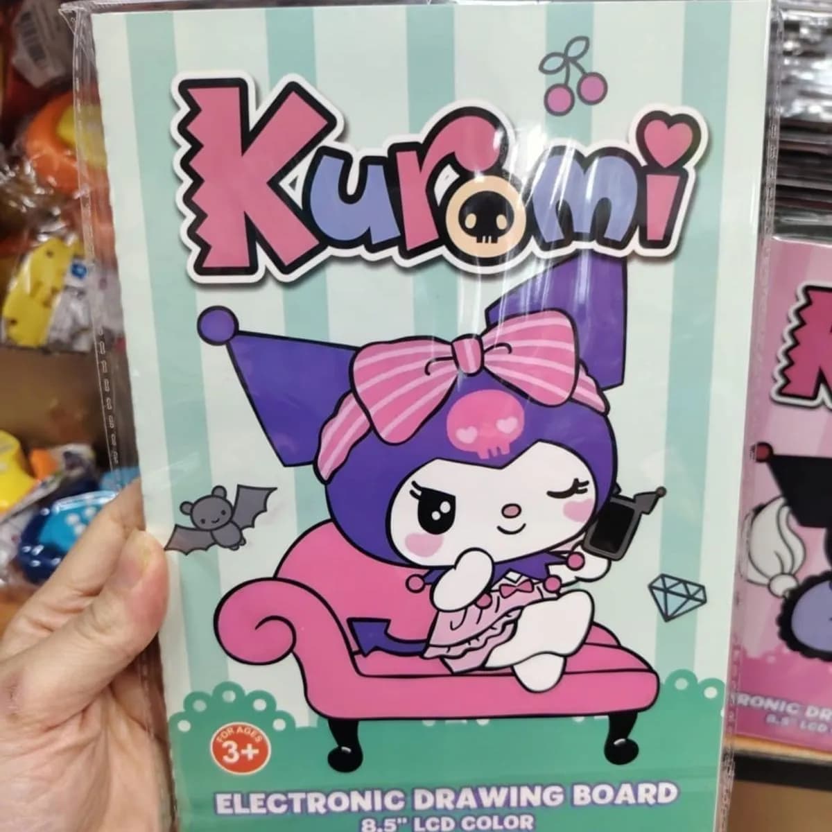 Tablet graficzny LCD 8.5" Kuromi znikopis dla dzieci