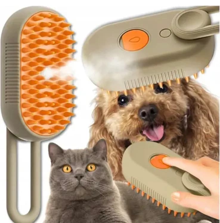 Szczotka parowa dla zwierząt z ładowarką USB, 12 szt