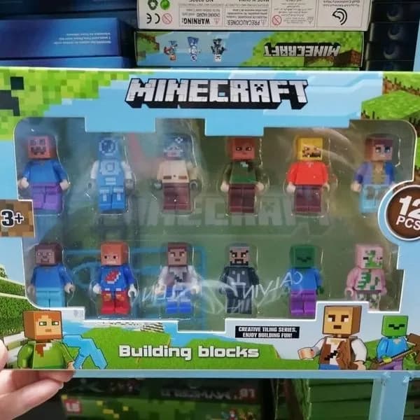 Zabawka Figurki z Minecraft 12PCS