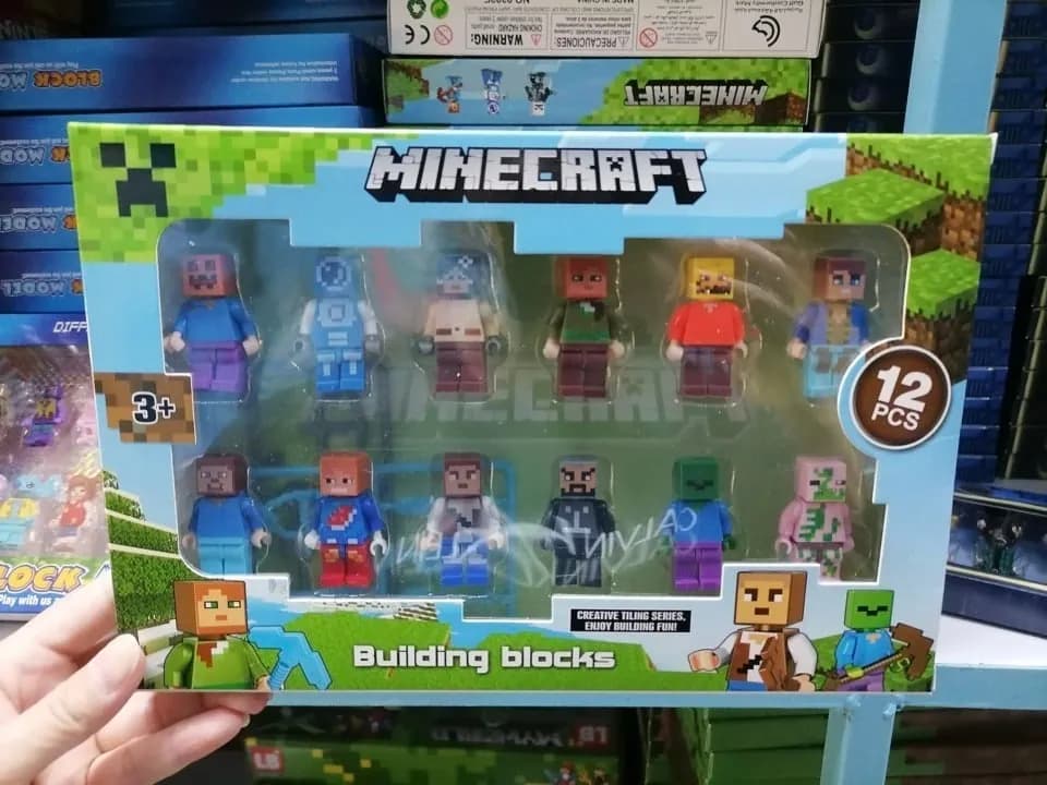 Zabawka Figurki z Minecraft 12PCS
