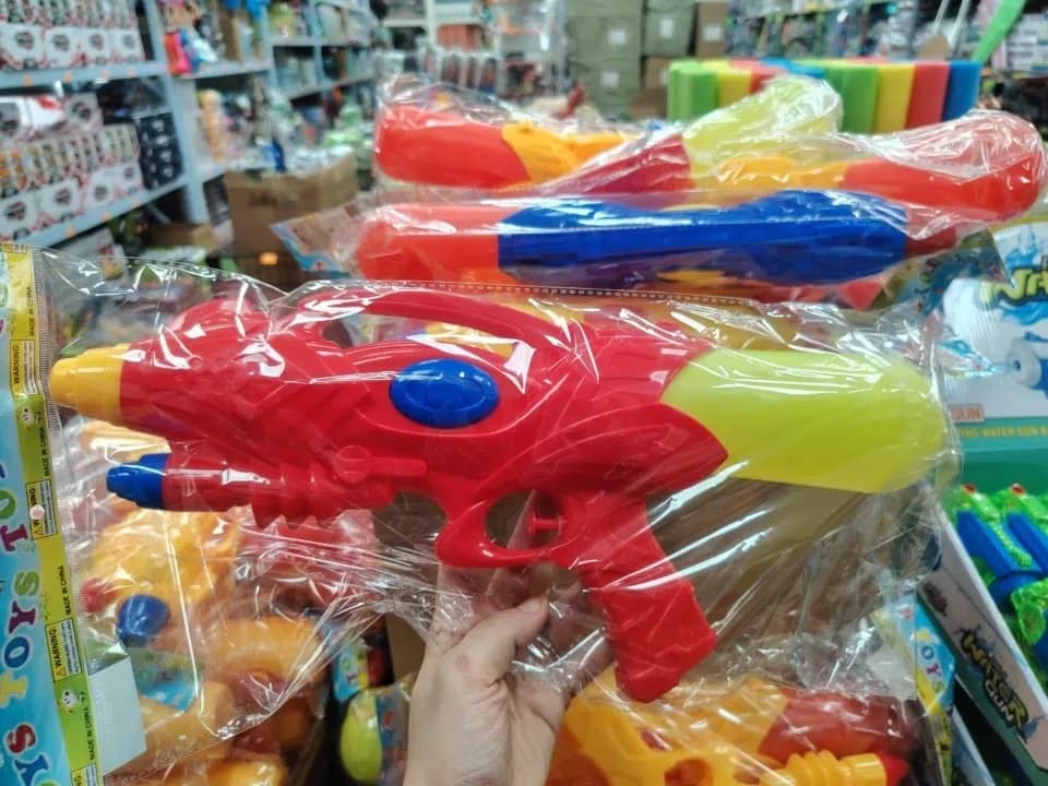 Pistolety na wodę dla dzieci, duże z pompką, mix kolorów