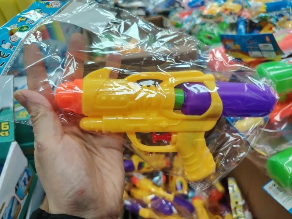 Pistolety na wodę dla dzieci, plastikowe, mix kolorów, 12 szt