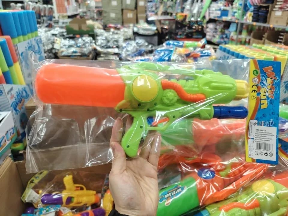 Pistolety na Wodne dla Dzieci - Duży z Pompką, 12 szt.