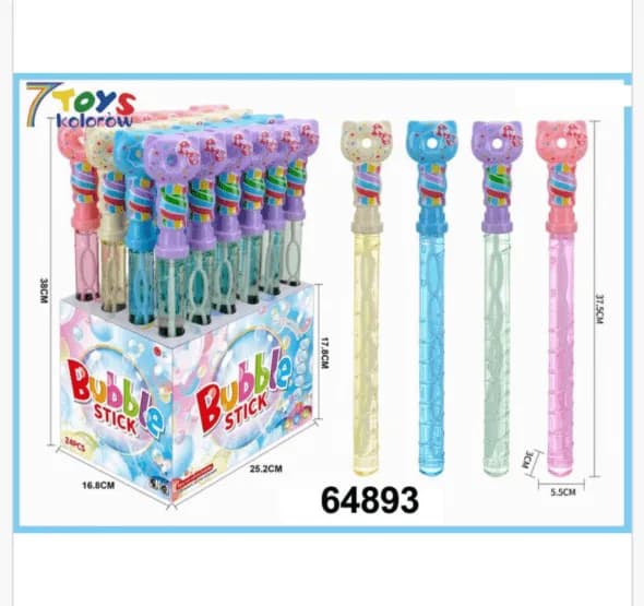 Miecz do baniek Bubble Stick 37,5cm Kotek - Opak. 24 szt.