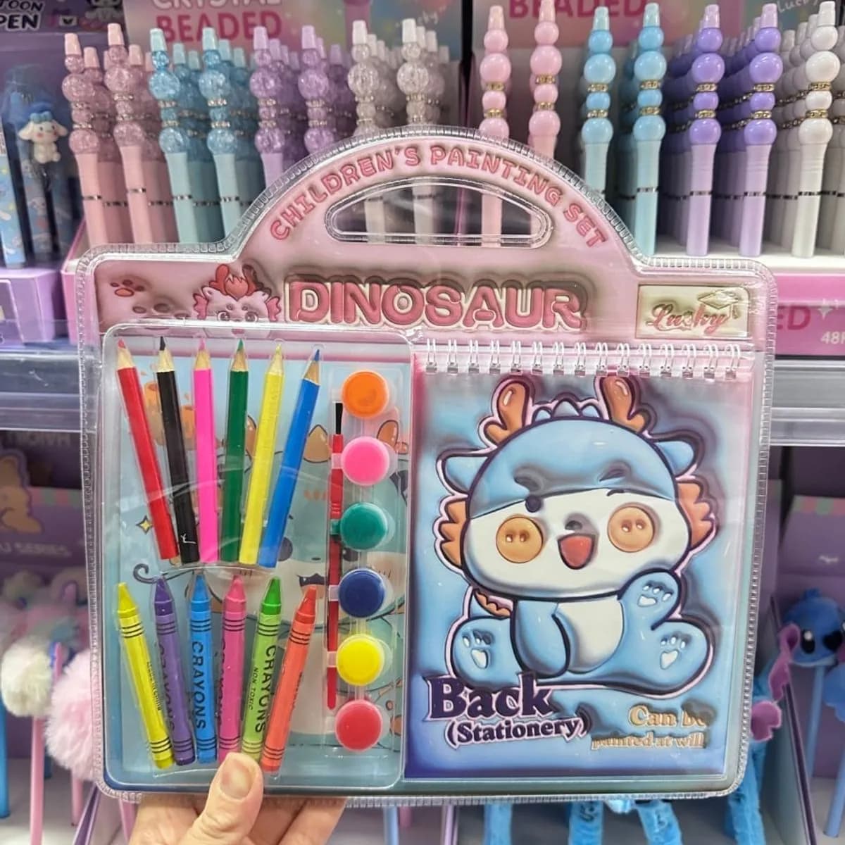 Zestaw Papeterii dla Dzieci Sweet Time Lucky z Notesem 3D