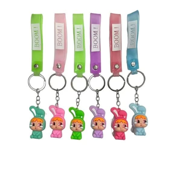 Brelok do Kluczy Figurka Dziewczynka Królik BOOM! 24 szt.