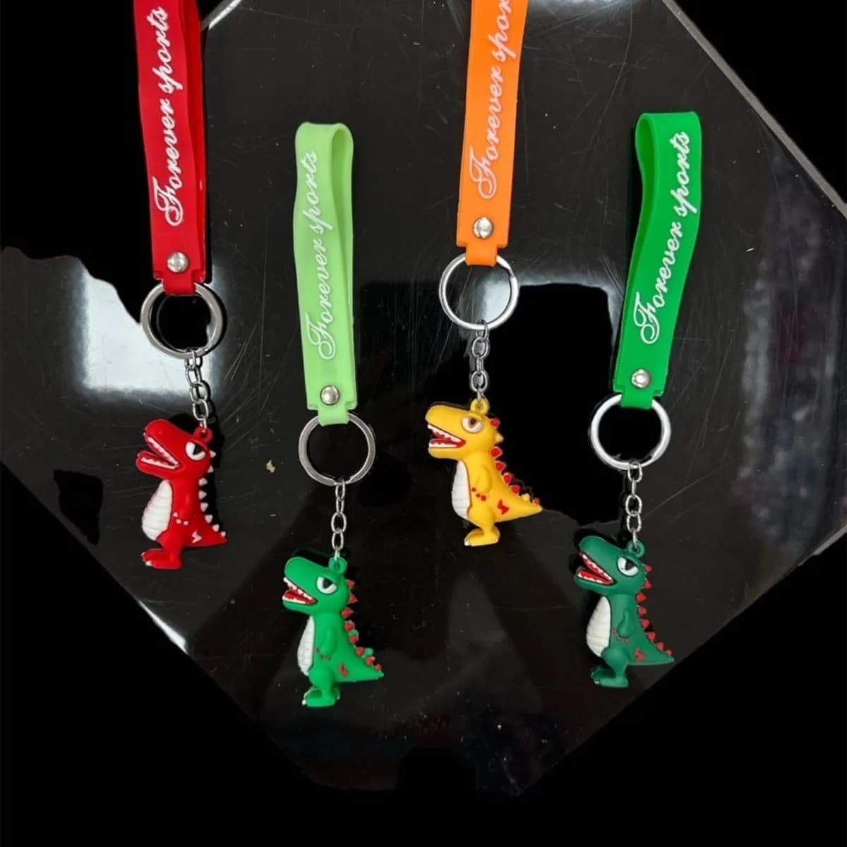 Brelok do Kluczy Dinozaur z Paskiem Forever Sports - 24 szt.