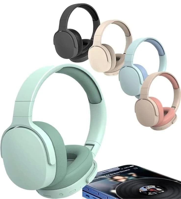 Słuchawki bezprzewodowe Bluetooth nauszne, mix kolorów, 6 szt.