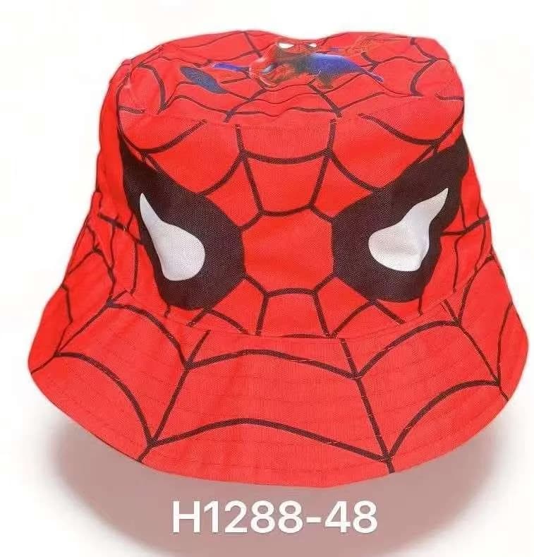 Czapka dla Dzieci Rybaczka Spider-Man Czerwona
