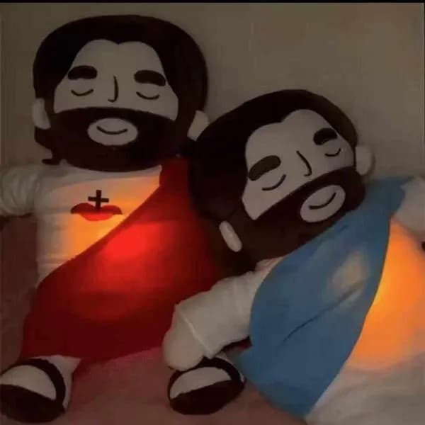 Maskotka Pluszowa Light Music Jezus Świecąca 6 szt.